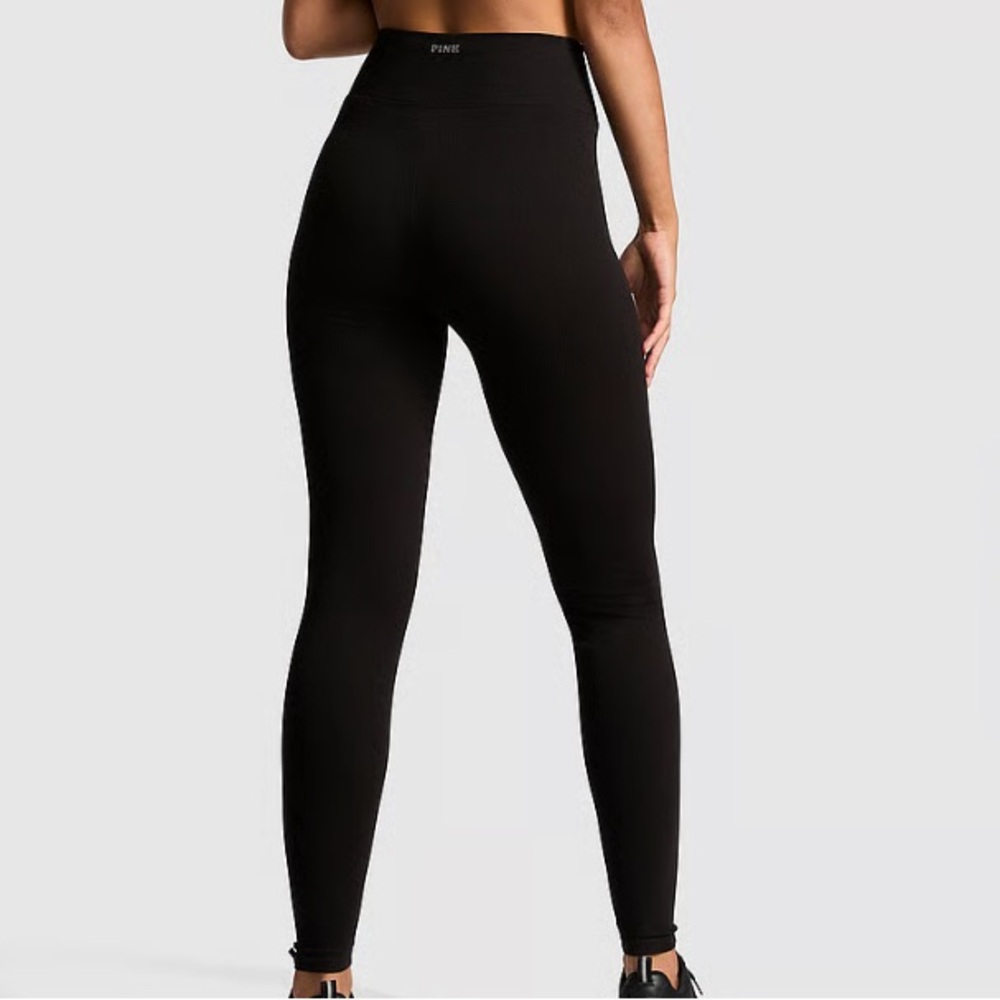 PINK Victoria's Secret Black High-Waisted Leggings